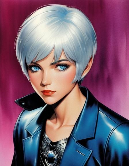 90's style cartoon Gina