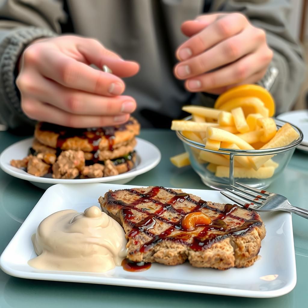 AI Interpretation of Wake and Bake and Eat Steak