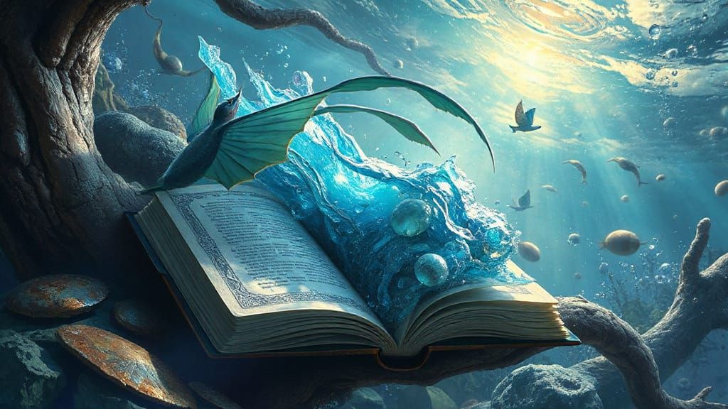Enchanted Tome of Aquatic Whimsy