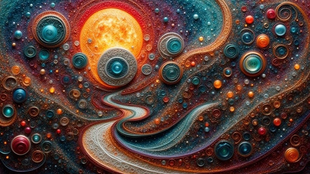 Comic Book Art in Smooth Oil Painting Style