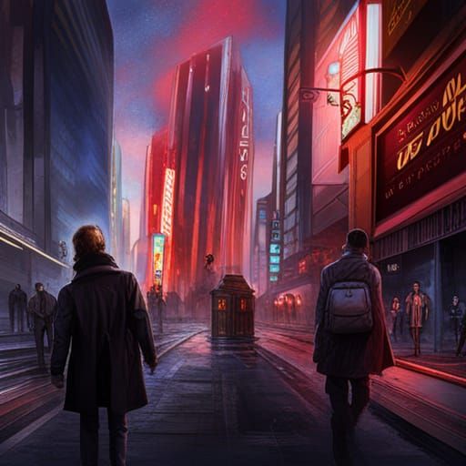 Cyberpunk Horror: Eyeless Monsters in the City