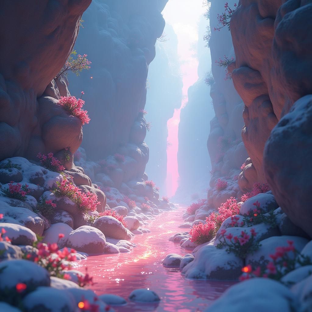 Anime Art with Heavenly Lighting in 8K