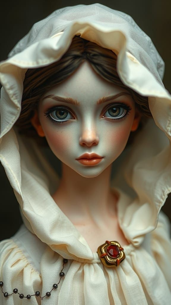 Dreamy Eyes: A Surreal Textile Sculpture