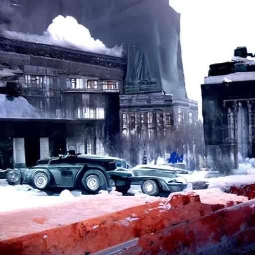 Detailed Matte Painting of the Cold War
