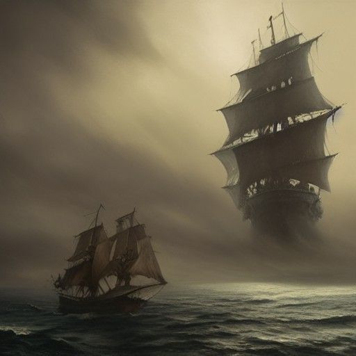 Davy Jones on the Flying Dutchman Deck