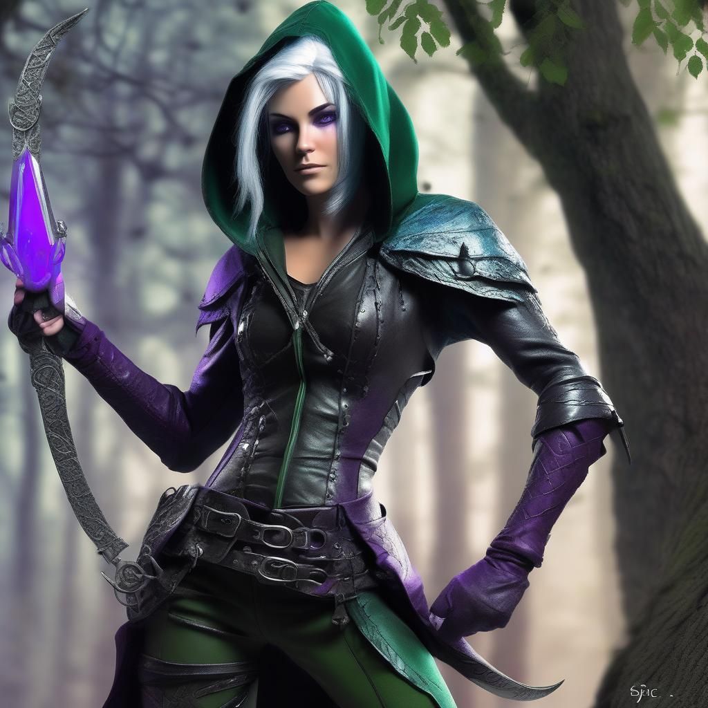 Changeling Assassin Rogue with Psychic Daggers