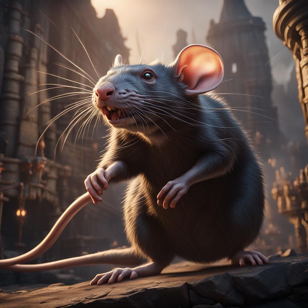 Giant Rodents in Detailed Matte Painting