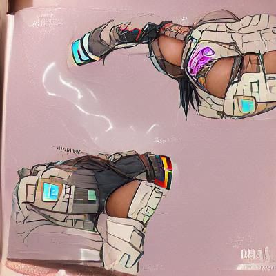 Femboy Mirage Character Concept Art