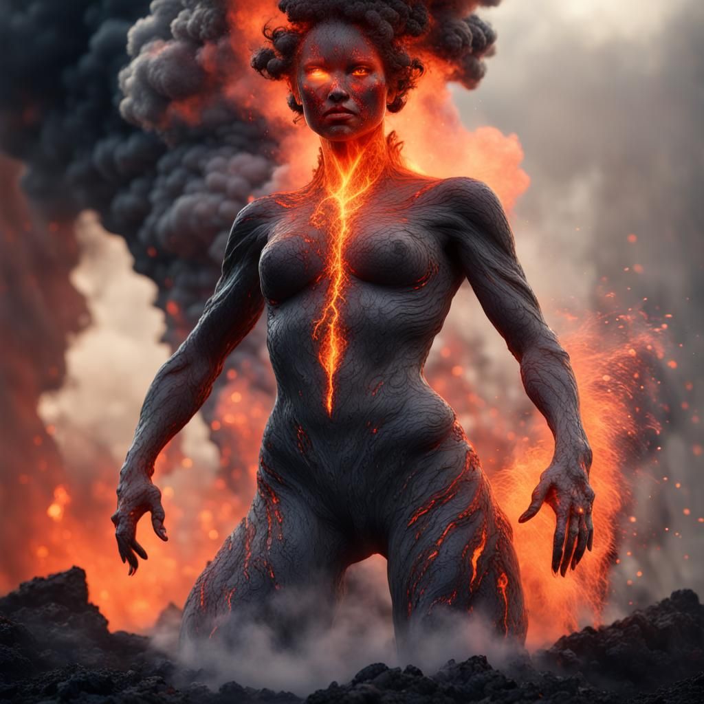 Pele volcano goddess