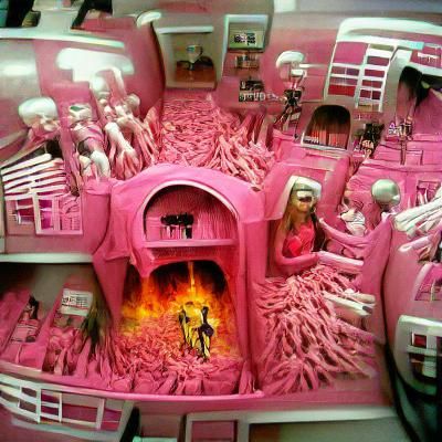 Surreal Nightmare Dollhouse