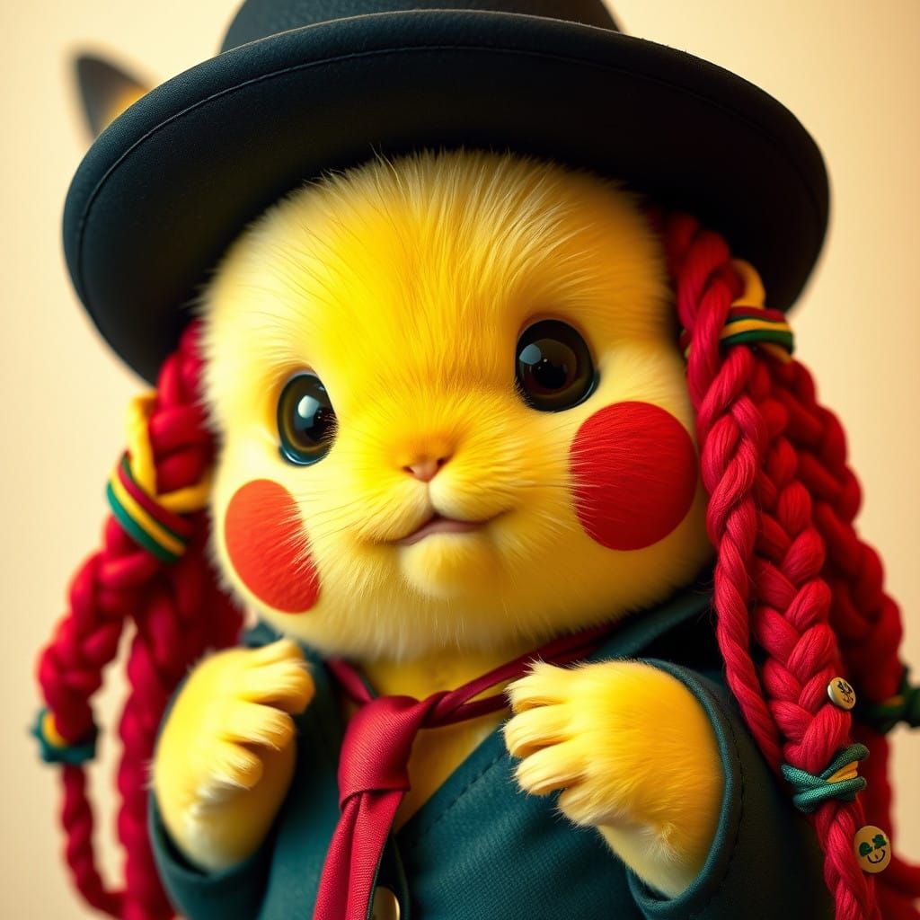 Pikachu as Boy George
