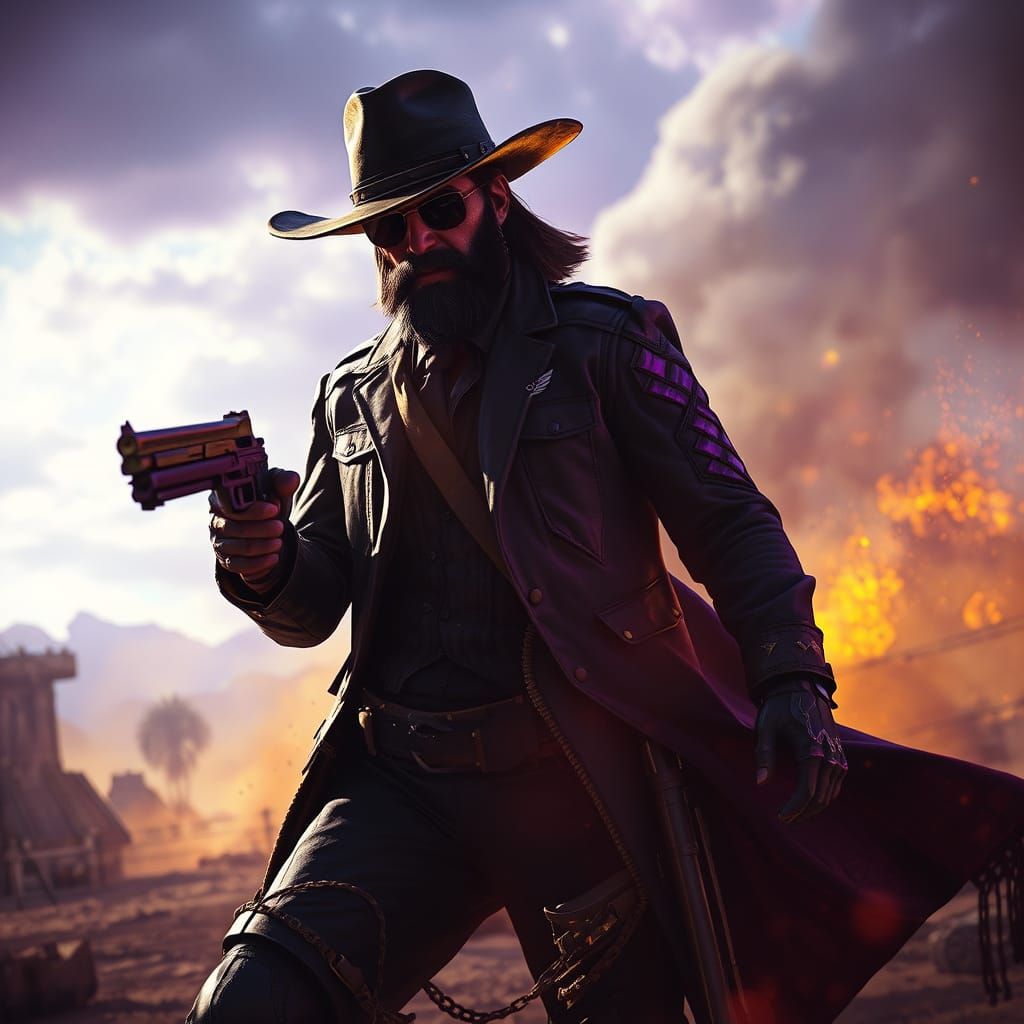 Cyberpunk Wild West Masterpiece