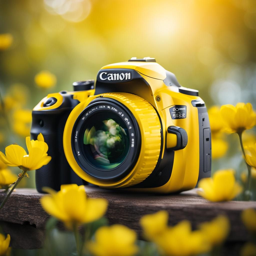 Macro Photograph of Yellow Object with Bokeh