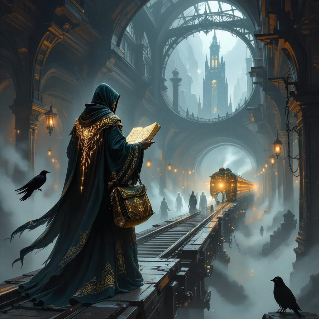 Spectral Psychopomp at Endless Fantasy Train Station