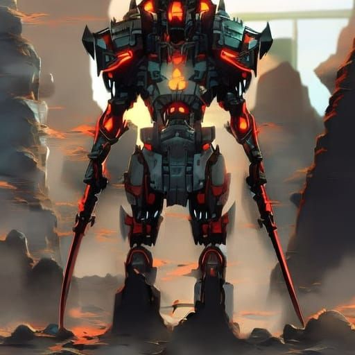 Cyborg Beast Charges Through Post-Apocalyptic Wasteland