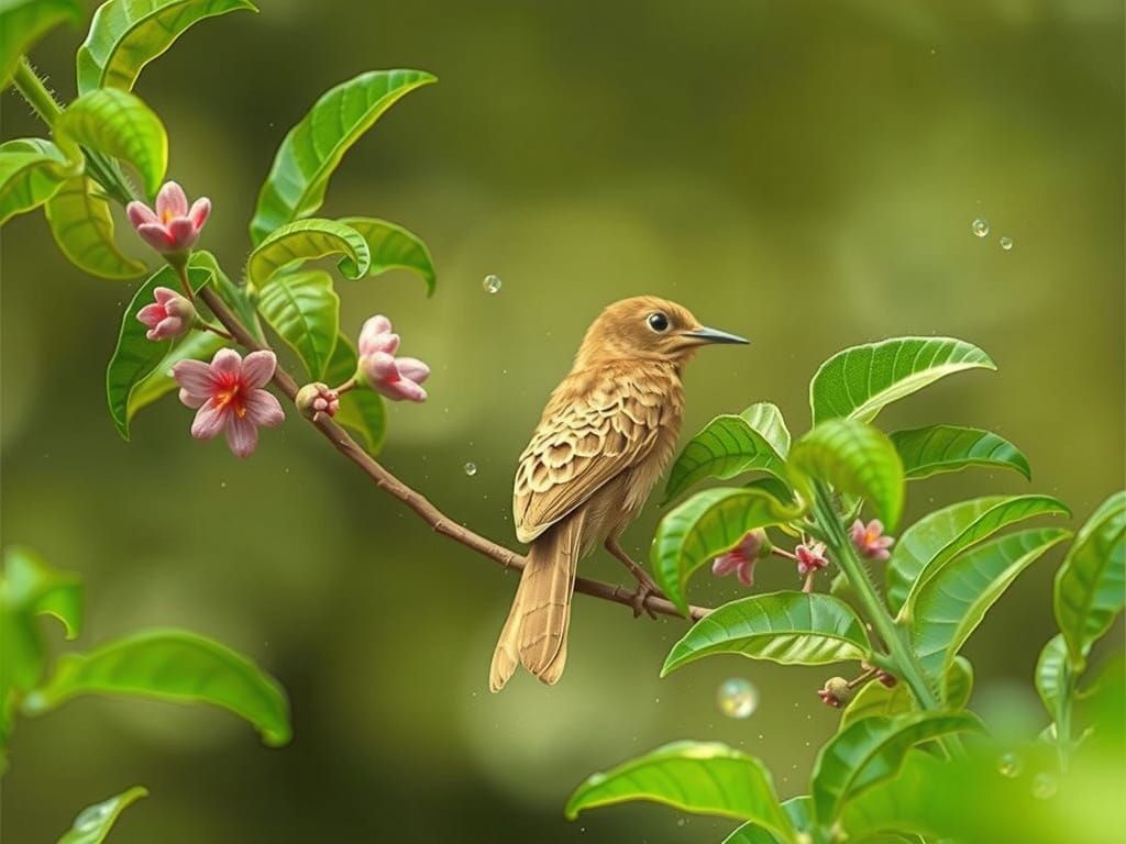 Realistic Atomic Nucleus with Swirling Iridescent Gas