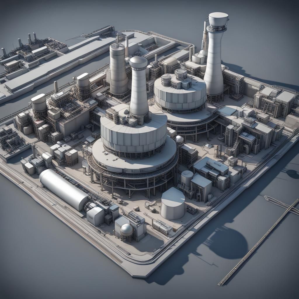 Futurepunk Fusion Power Plant 3D Map