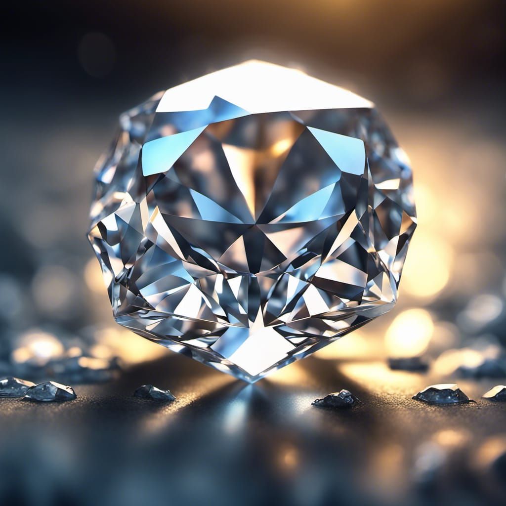 Epic 4K Diamond with Ray Tracing and Bokeh