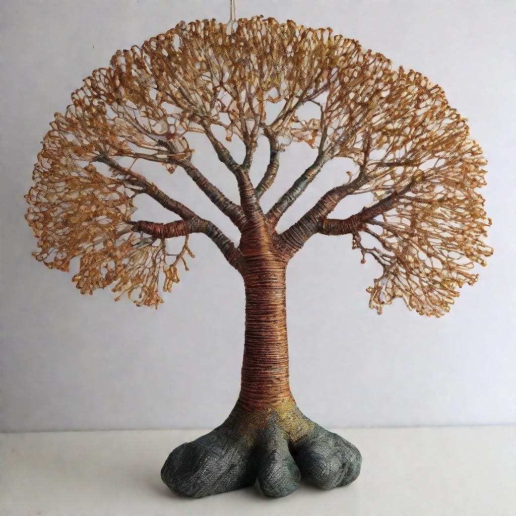 Metallic Baobab Forest of Dreams