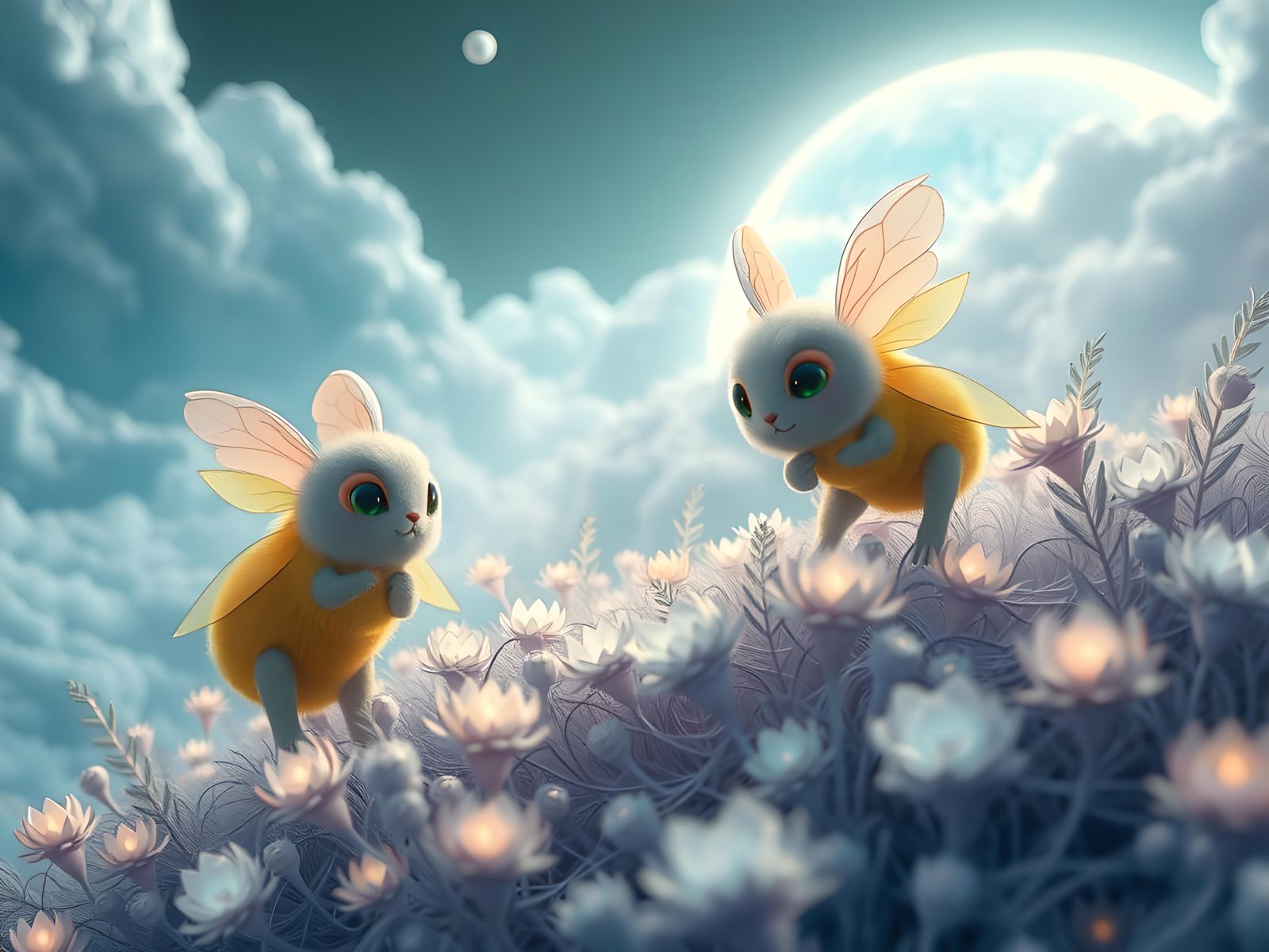 Planet Neptune's Bunble Bees 🐝🐇