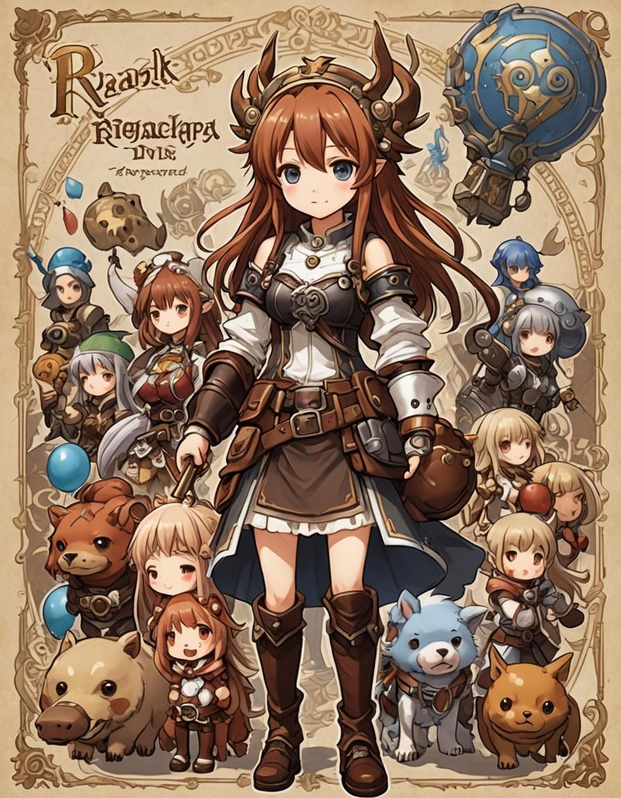 Birthday card based on the game Ragnarok Online