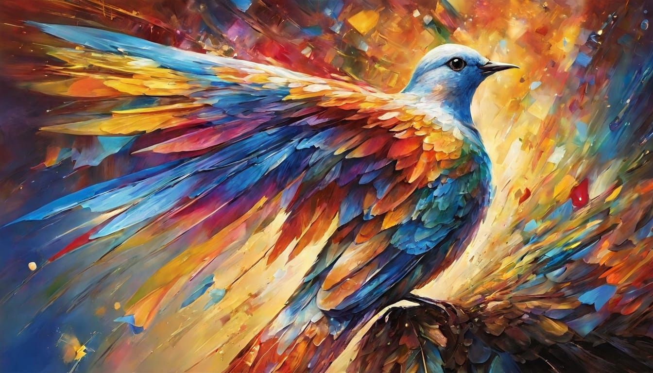 Punk Goddess of Peace in Maximalist Splendor