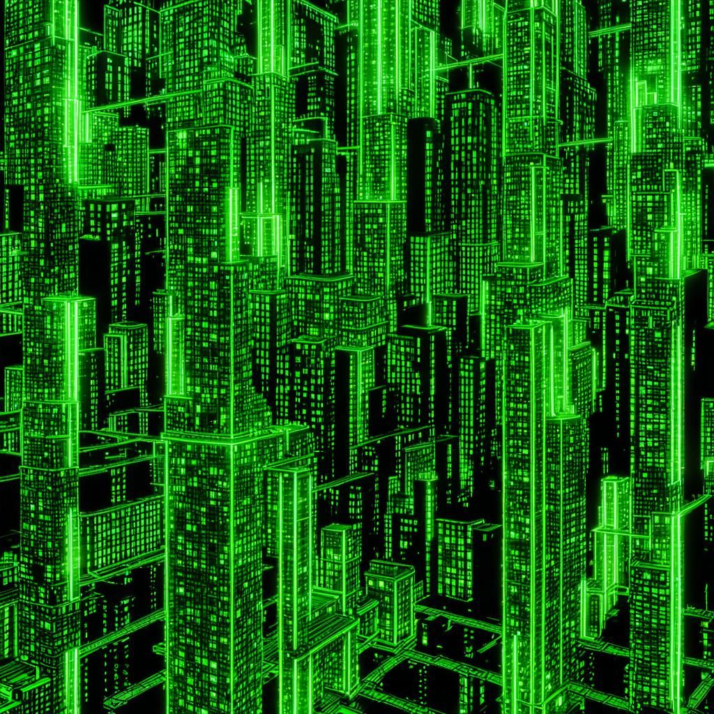 The Matrix: Digital Art in Cyberpunk Style