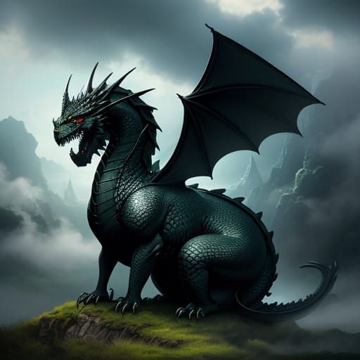 Girl on Dragon in Soft Pastel Fantasy Art