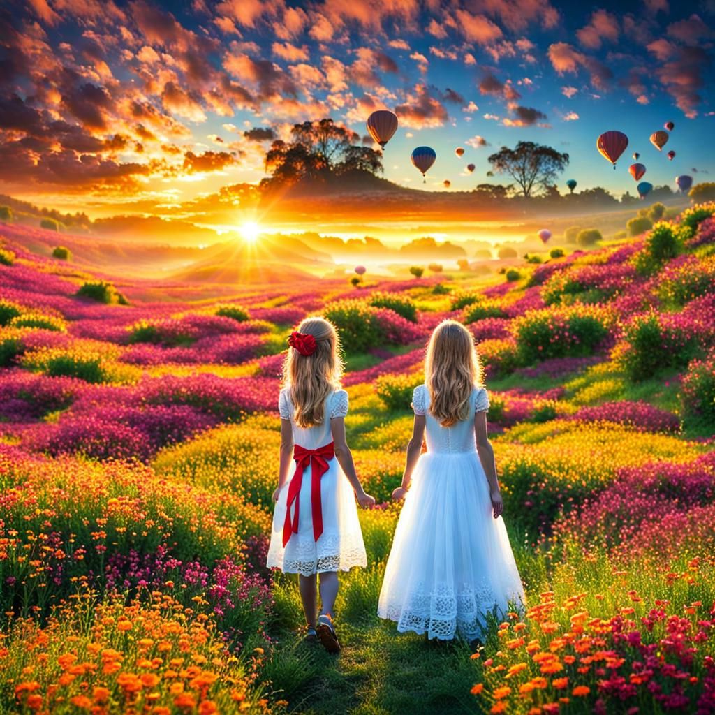 Sunrise Over a Mysterious Wonderland