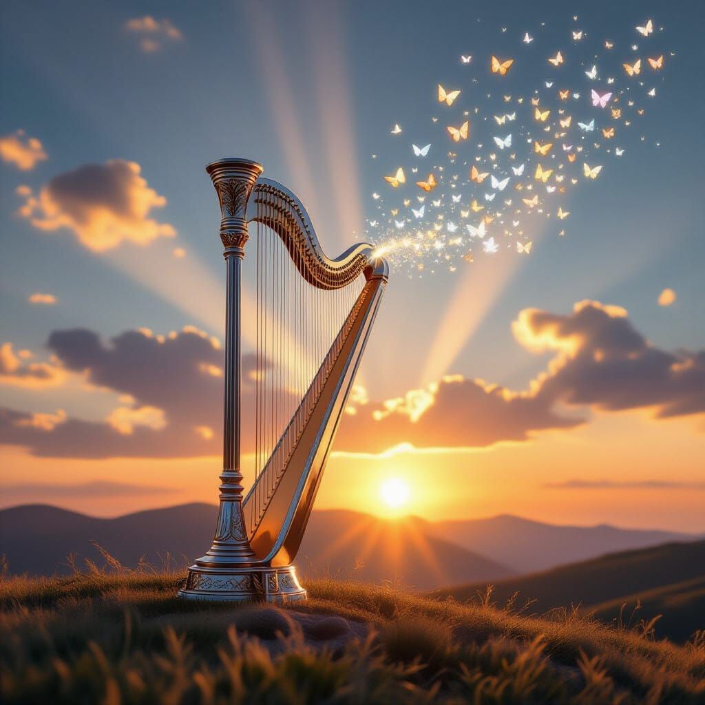 Silver Harp Creates Butterflies on Sunset Hill