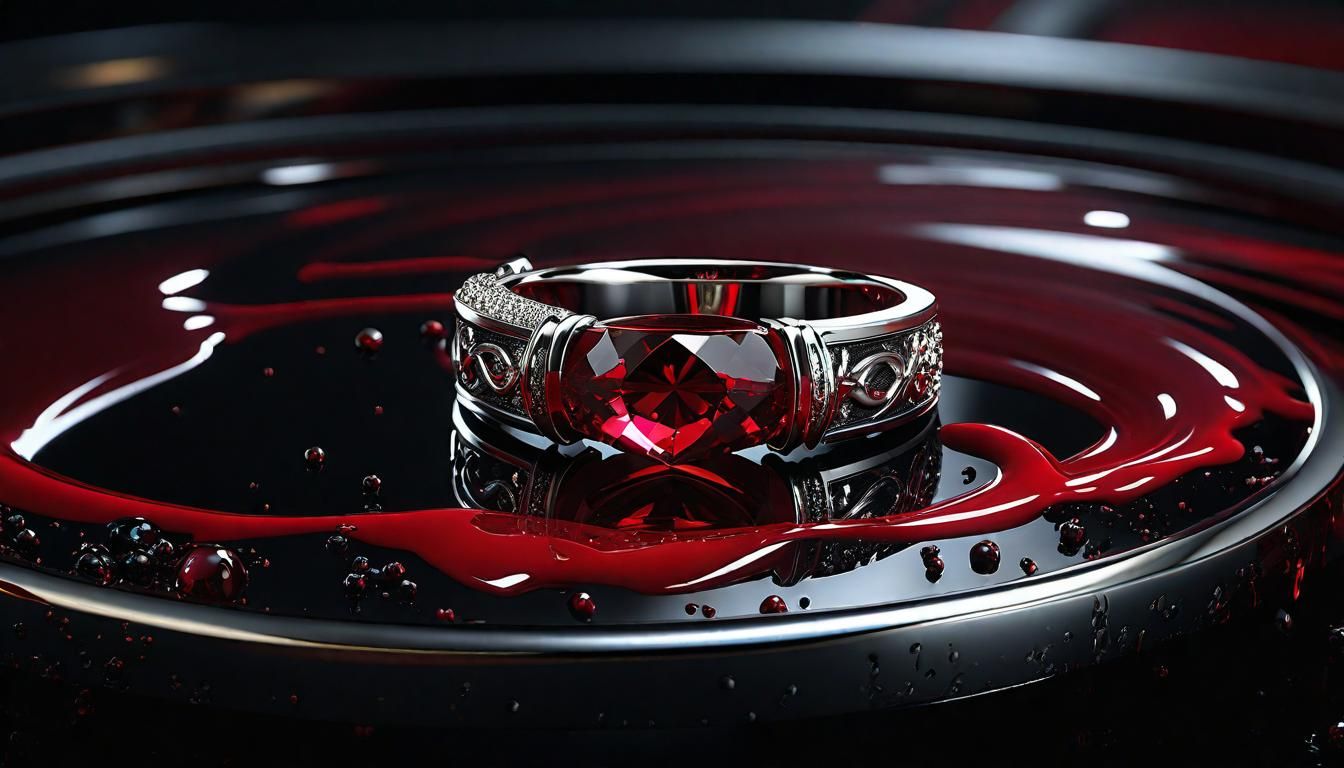 Urban Gothic Crime Scene Macro Photograph