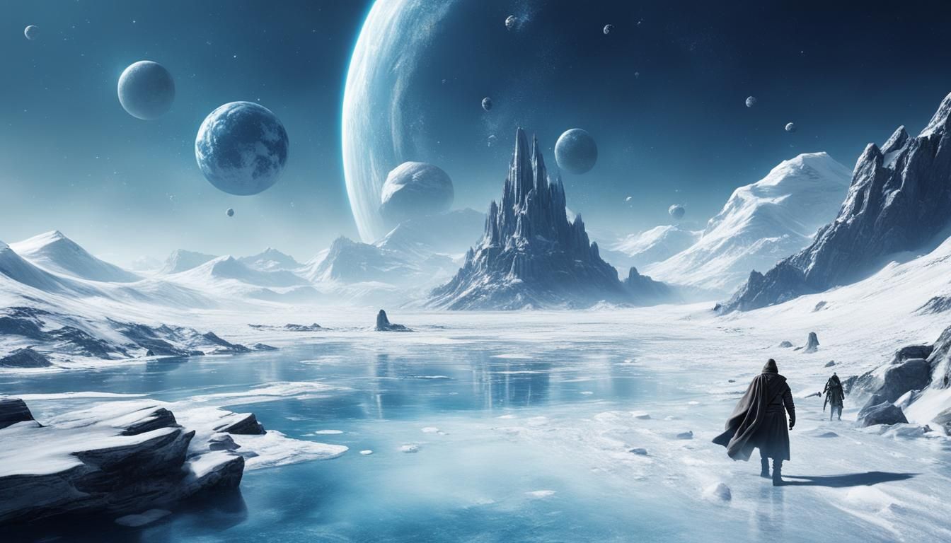 Jedi Stops Avalanche on Ice Planet