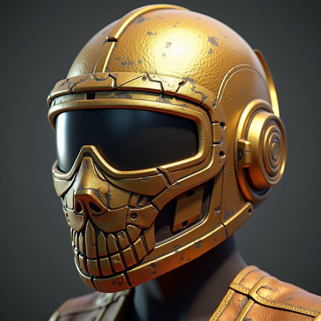 Desert Design Level 3 Helmet for PUBG Mobile