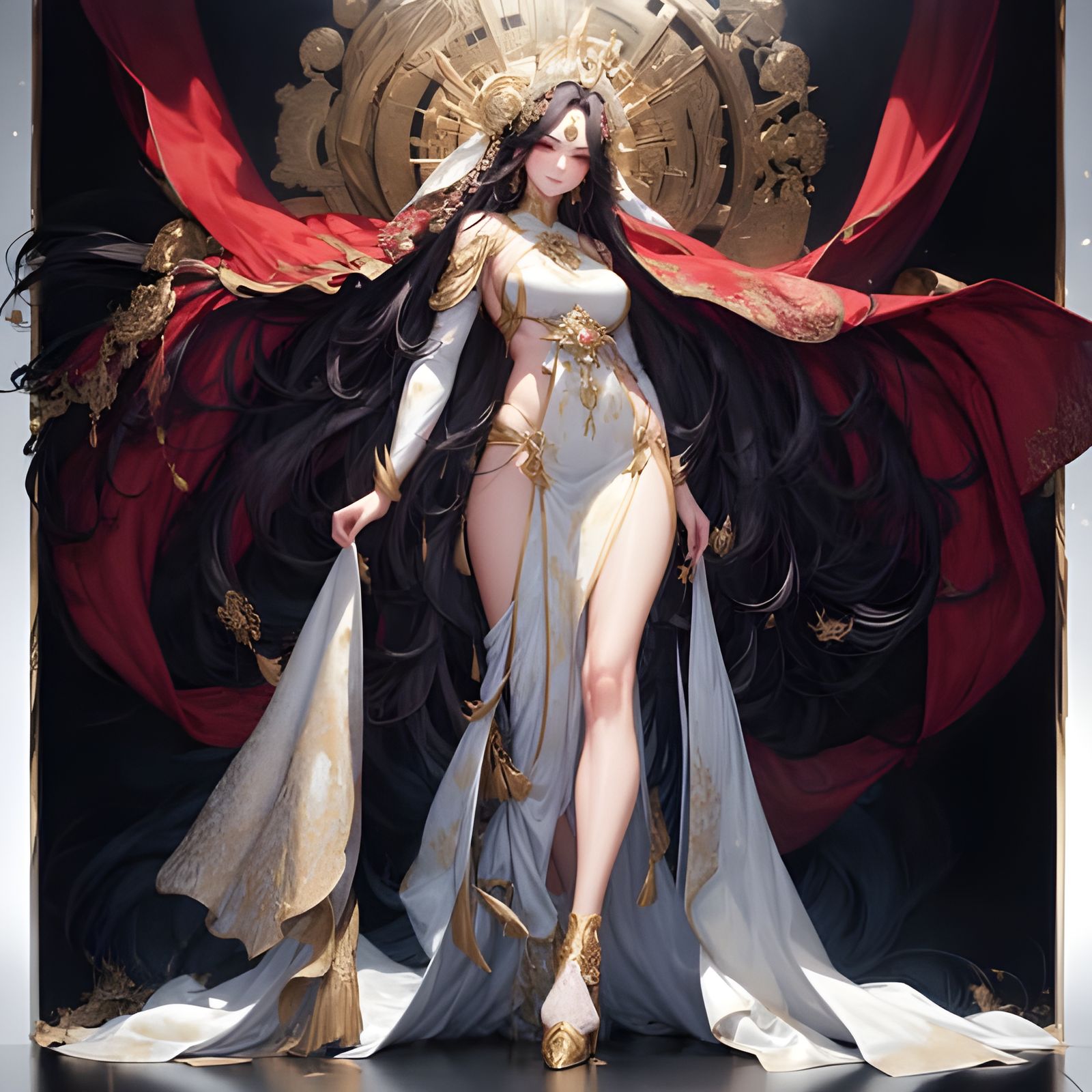 Abstract Black Background