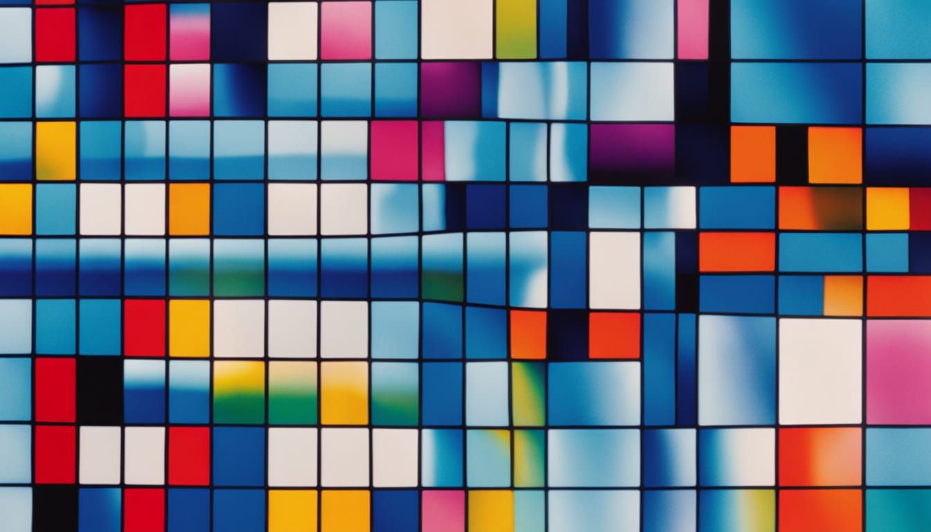 Surreal Blue Beans Melting into Abstract Patterns