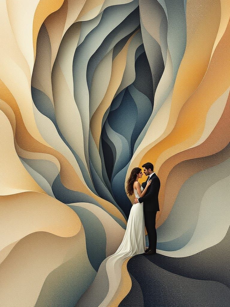 Soft, Organic Forms Entwined with Impossible Geometry