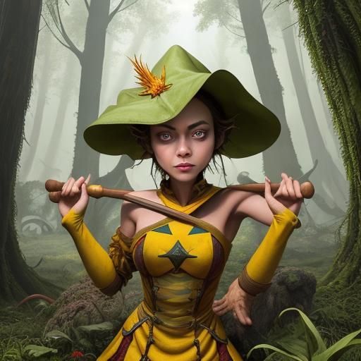 Magical Biological Forms in a Dreamlike Surreal Photo