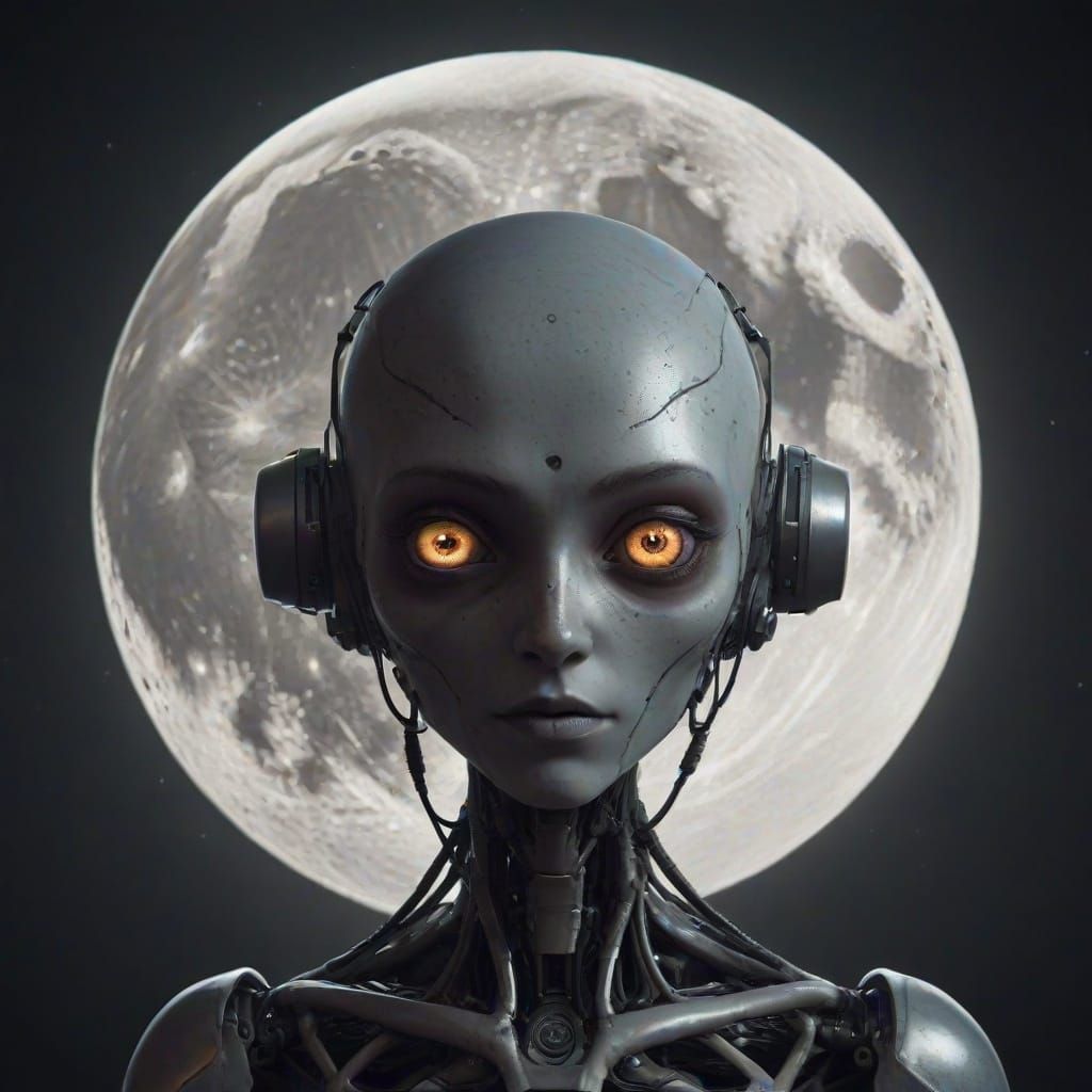 A Cyberpunk S.E.A.L Meets the Moon's Gaze