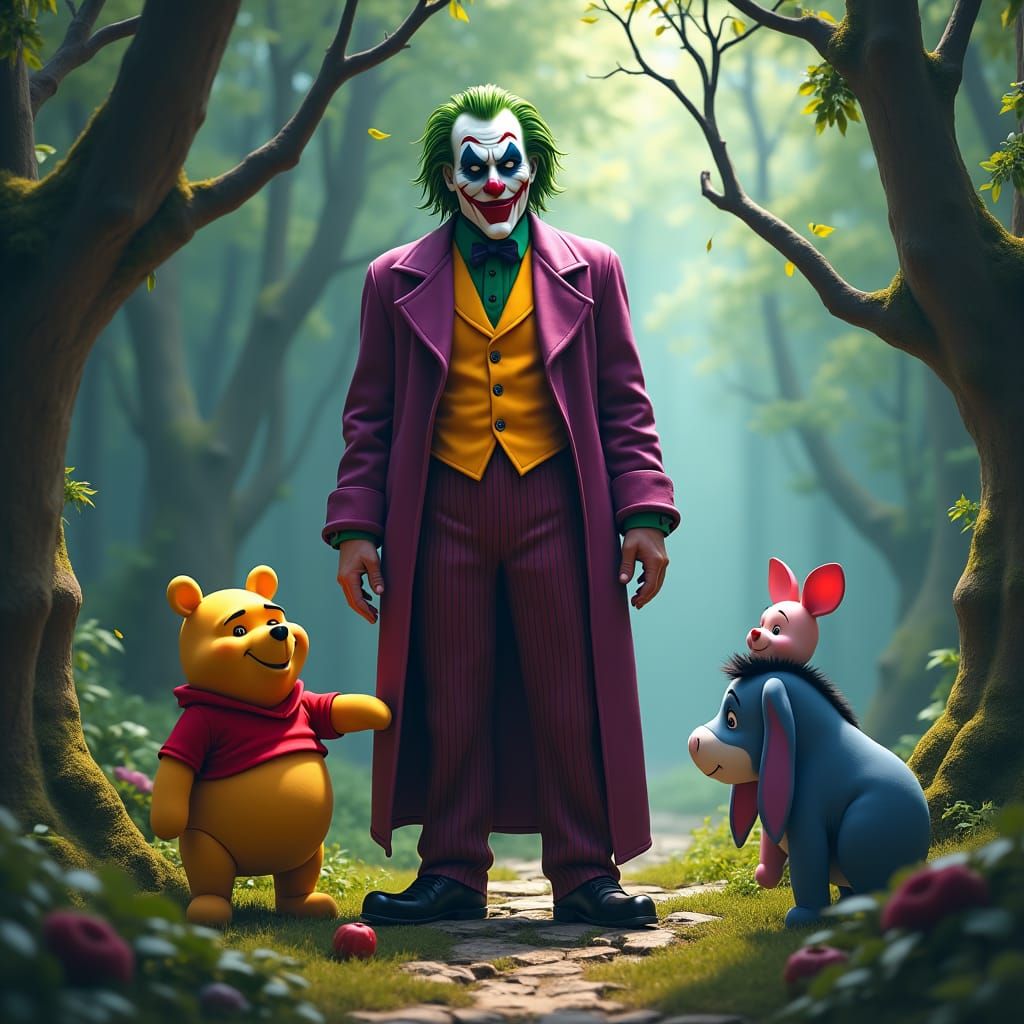 Joker in Winnie the Pooh: A Disney Cartoon Dream