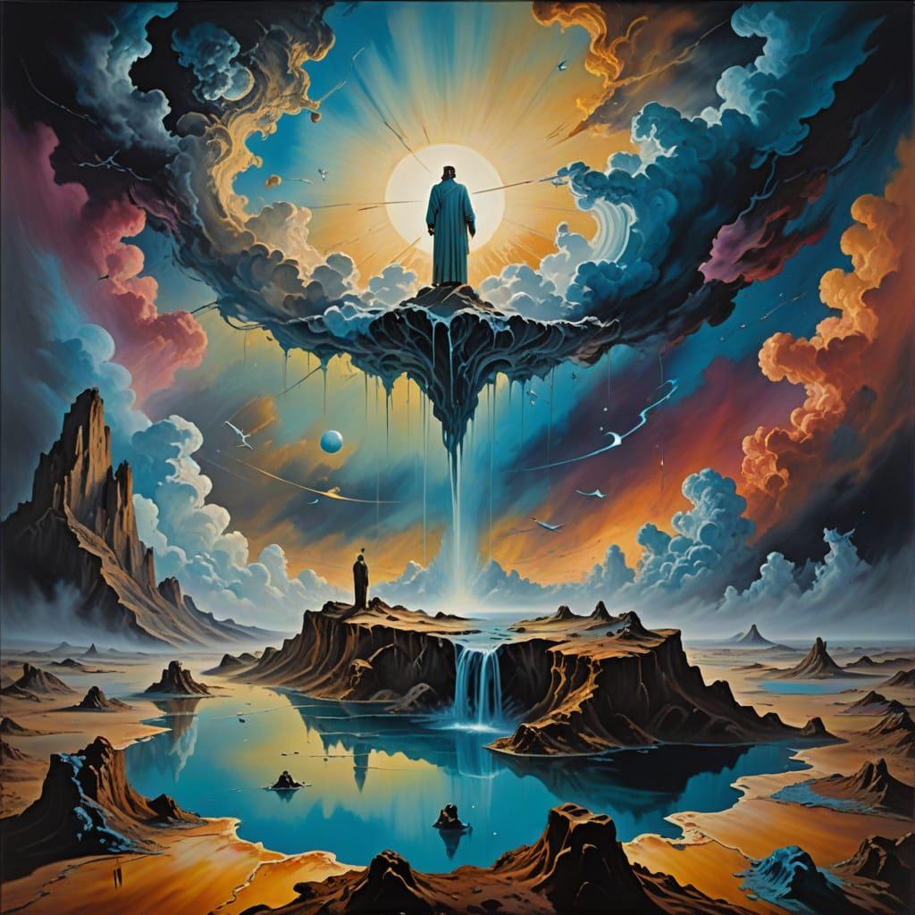 Surreal Masterpiece: Death in a Dreamlike Heaven