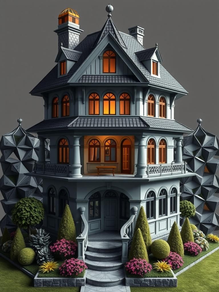 Tessellated Hyperbolic Geometry Home Design