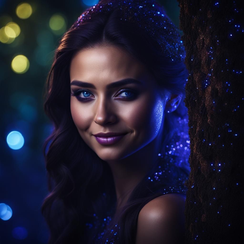 Woman of the magical forest