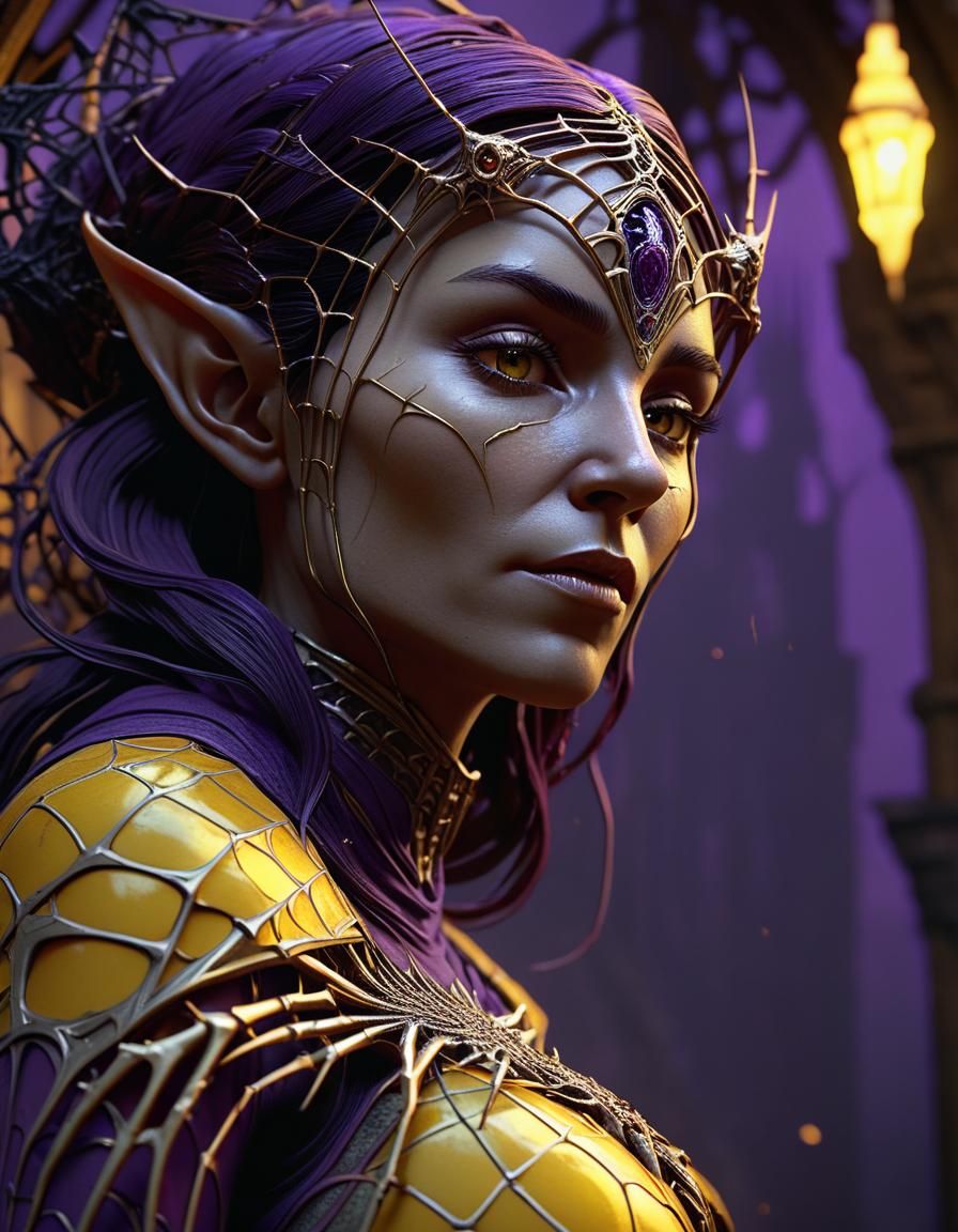 Spider Queen: Dark Fantasy Concept Art