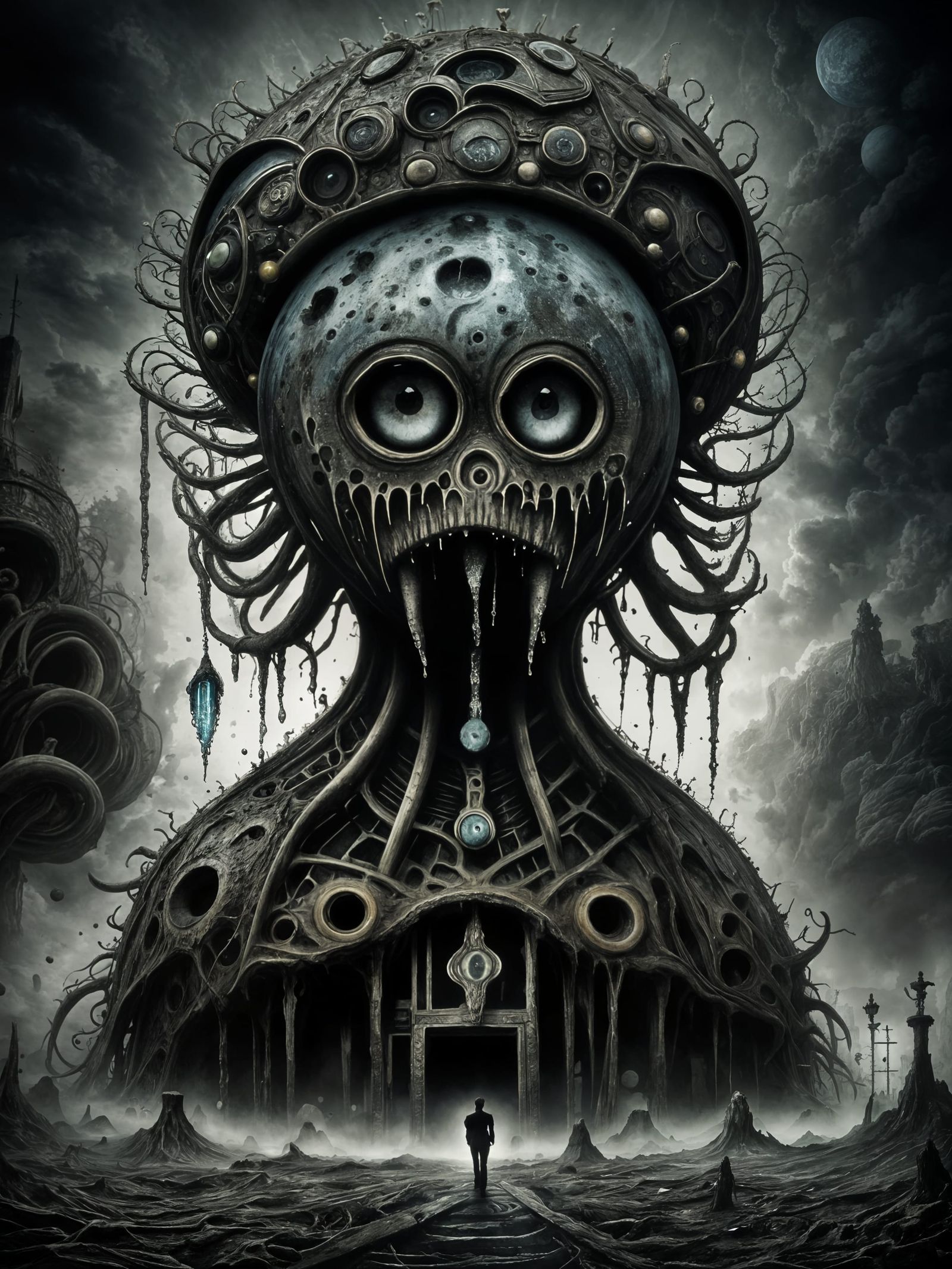 Surreal Earth Monster: A Pop Surrealism Masterpiece