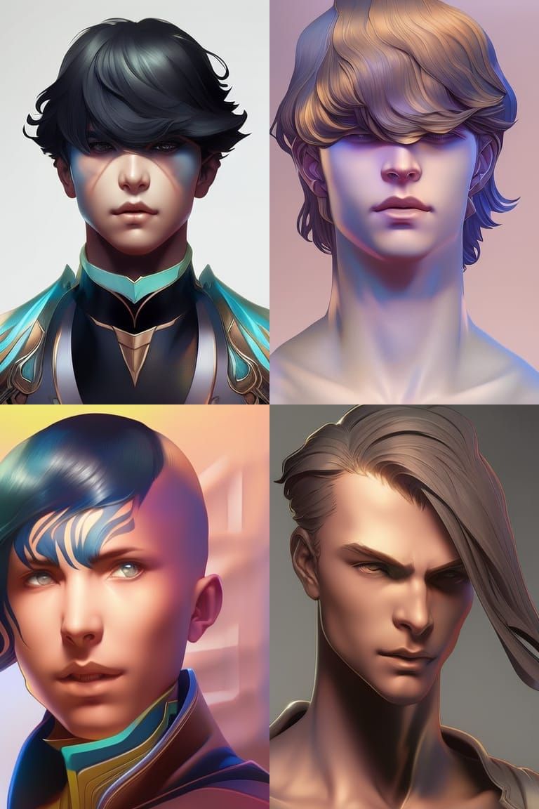 Liquid Sand Portrait in Hyperdetailed Digital Art