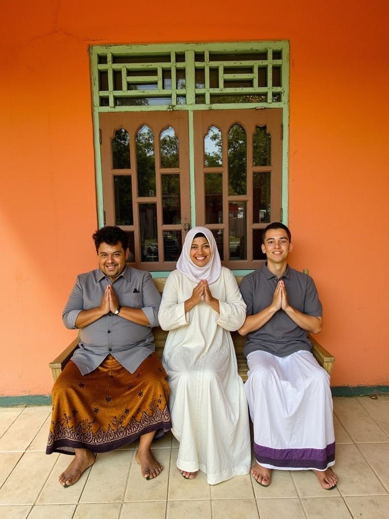 Whimsical Cartoon Characters in Vibrant 2D-3D Setting