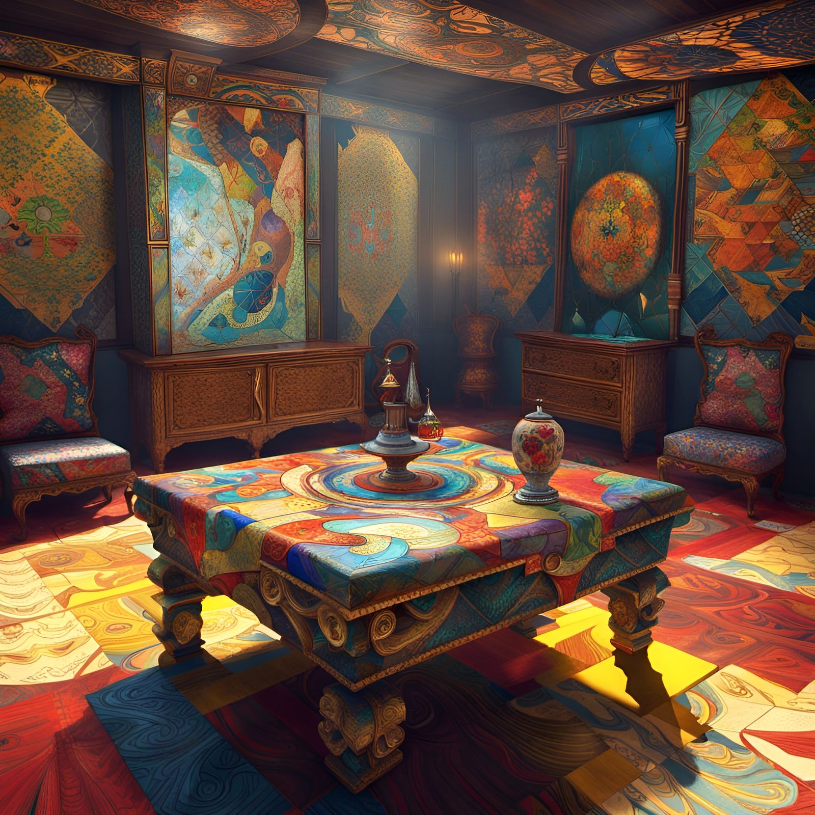 Surreal Still Life Inspired by Ernst and Picasso