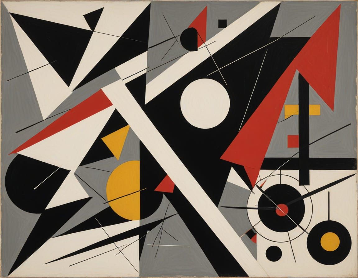 Geometric Constructivist Composition with Triangles and Circ...