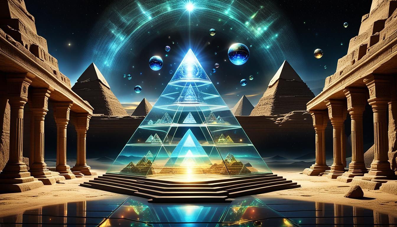 Holographic Multidimensional Being and Pyramid Stargate