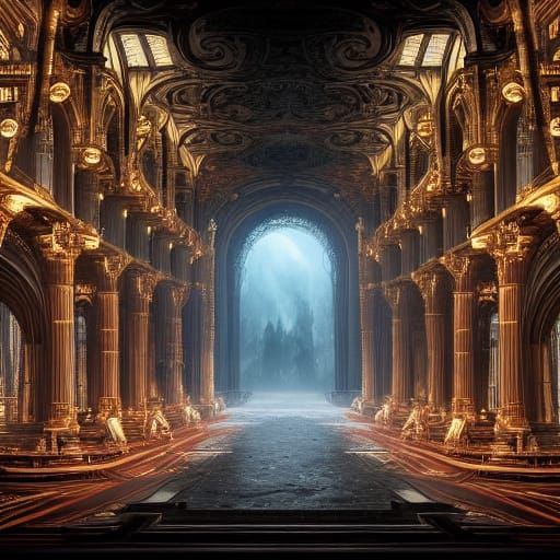 Epic Abstract Digital Matte Painting